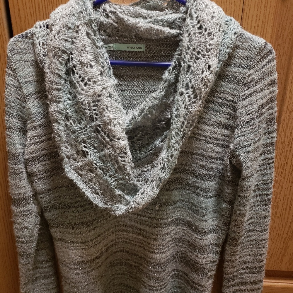 Cowl neck sweater
